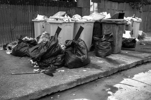 Professionals clearing a garage space in Gipsy Hill